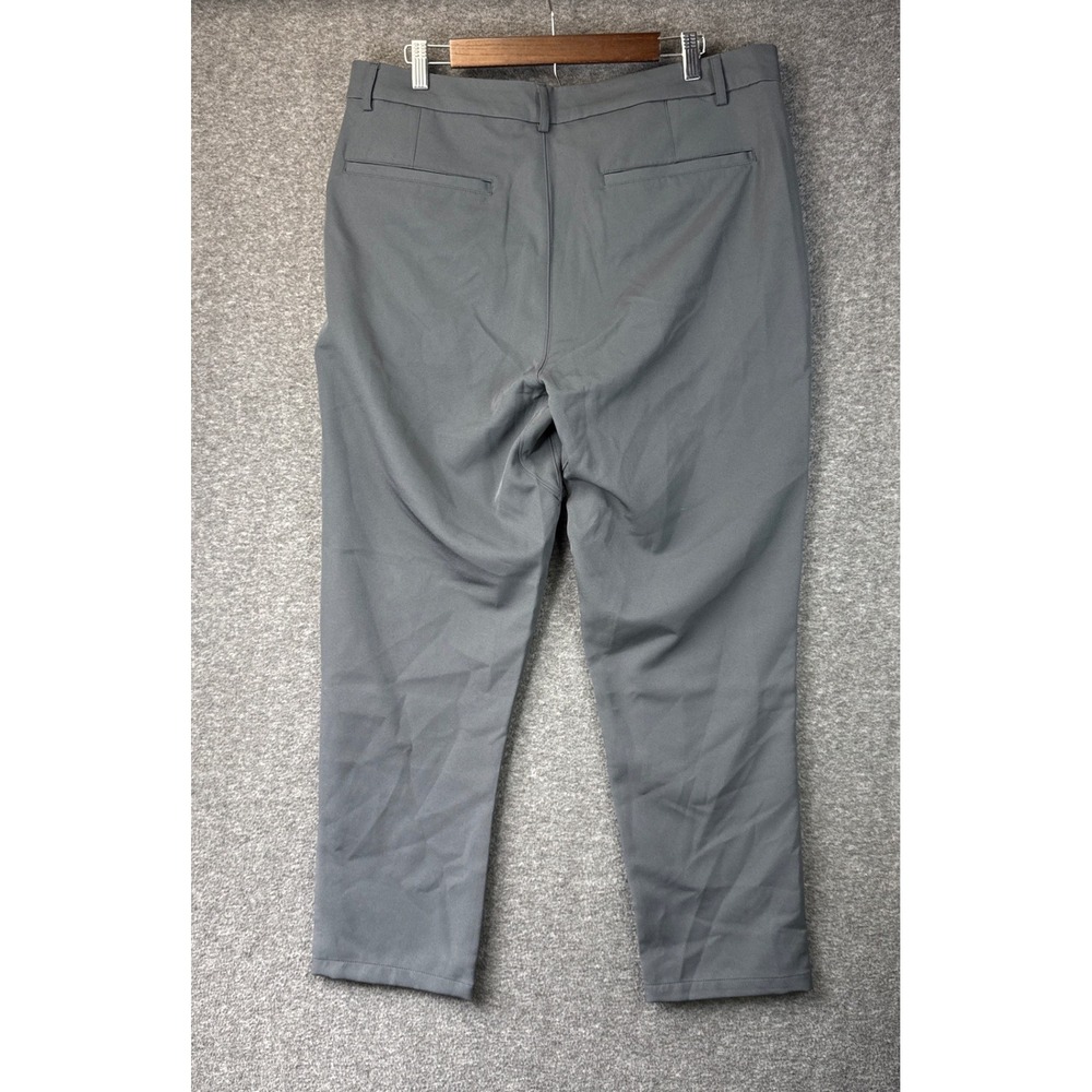 NWT &Collar Athletic Performance Pants Mens 38x29 Gray Stretch Recycled Tech - Picture 6 of 12